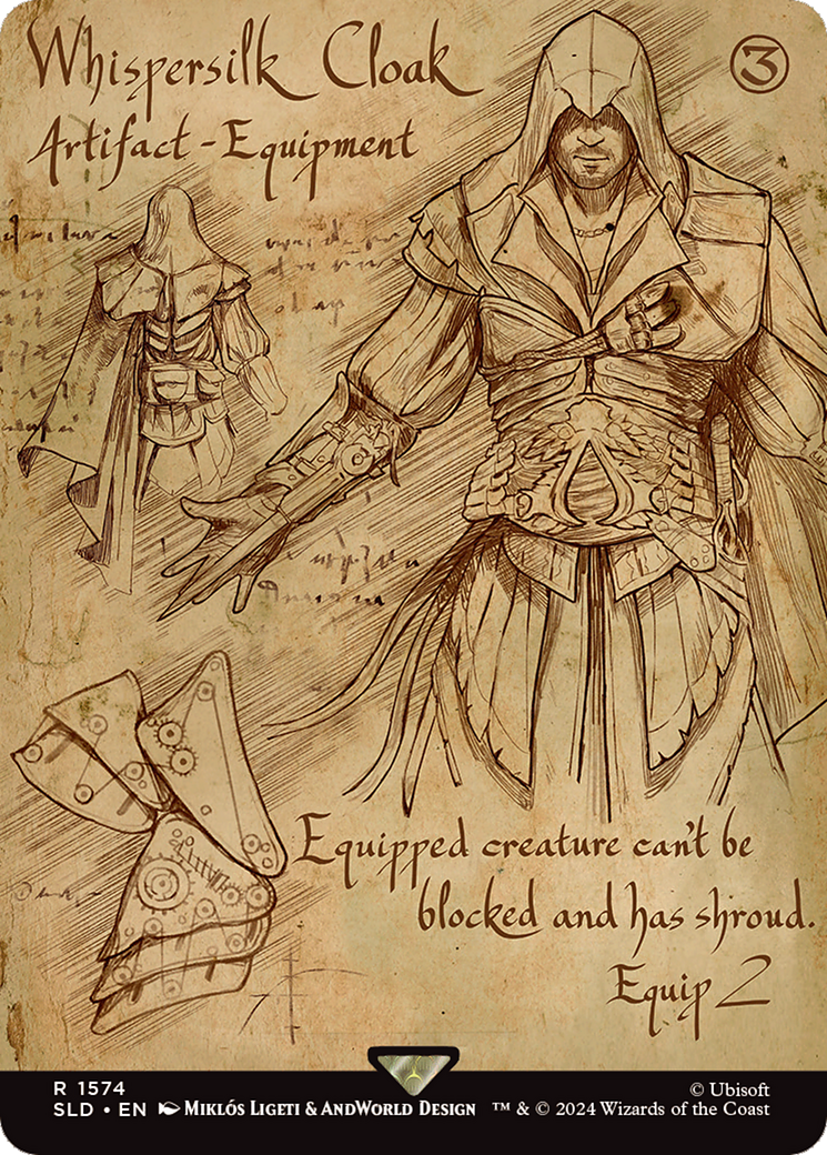 Whispersilk Cloak [Secret Lair Drop Series] | Good Games Adelaide SA