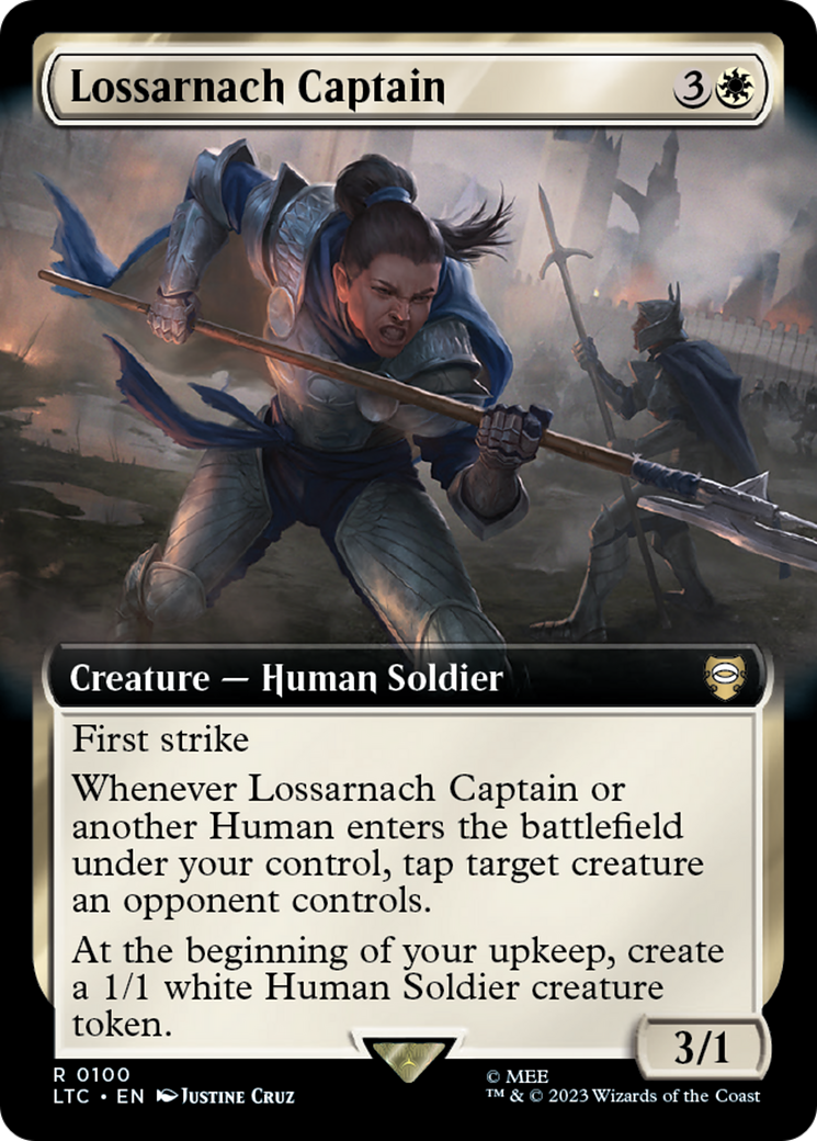 Lossarnach Captain (Extended Art) [The Lord of the Rings: Tales of Middle-Earth Commander] | Good Games Adelaide SA