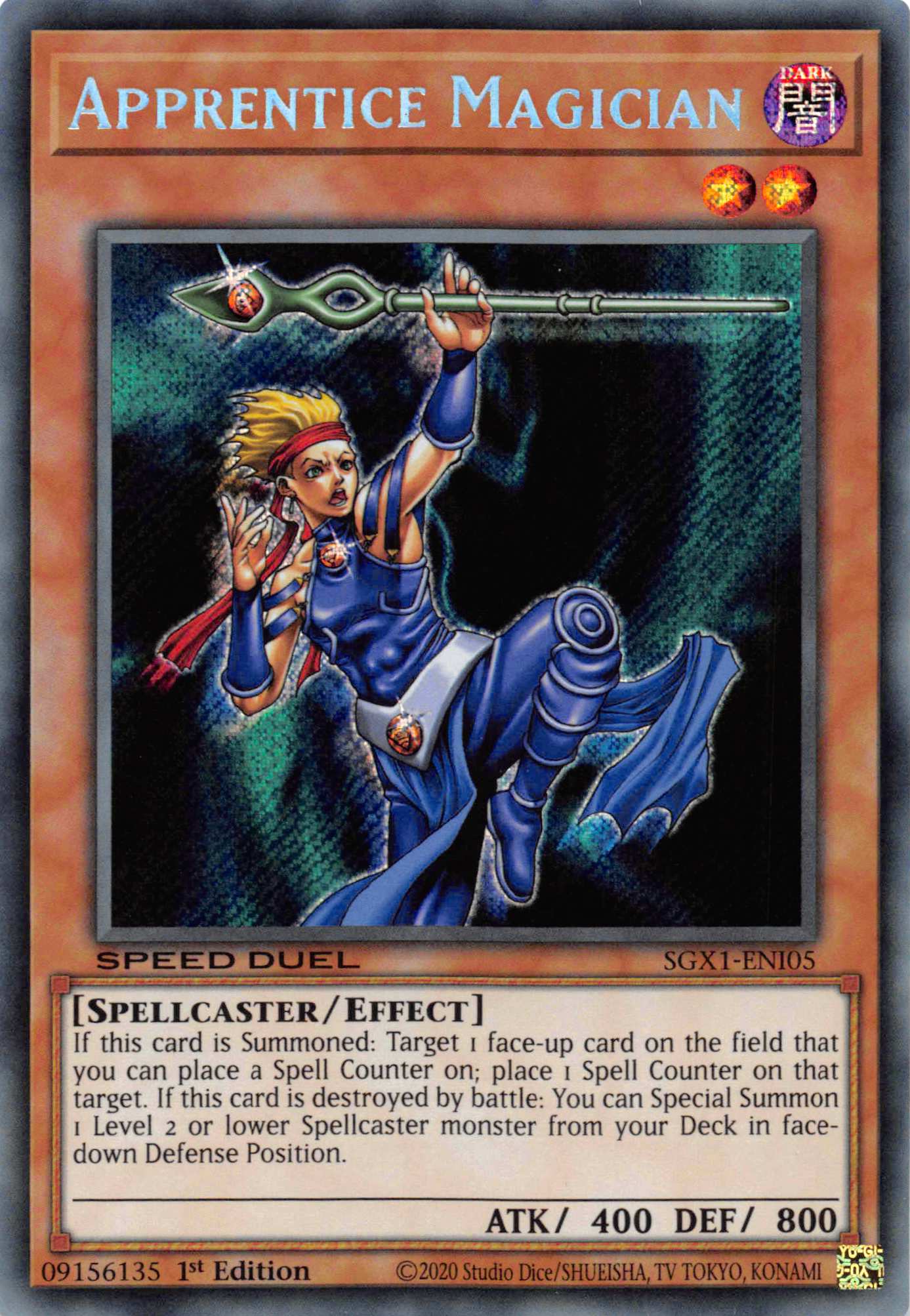Apprentice Magician [SGX1-ENI05] Secret Rare | Good Games Adelaide SA