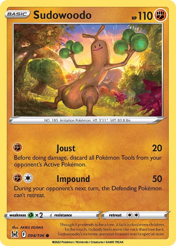 Sudowoodo (094/196) [Sword & Shield: Lost Origin] | Good Games Adelaide SA