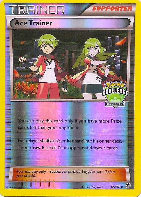 Ace Trainer 69 98 International Challenge 069/098 (League & Championship Cards)  - Reverse Holofoil | Good Games Adelaide SA