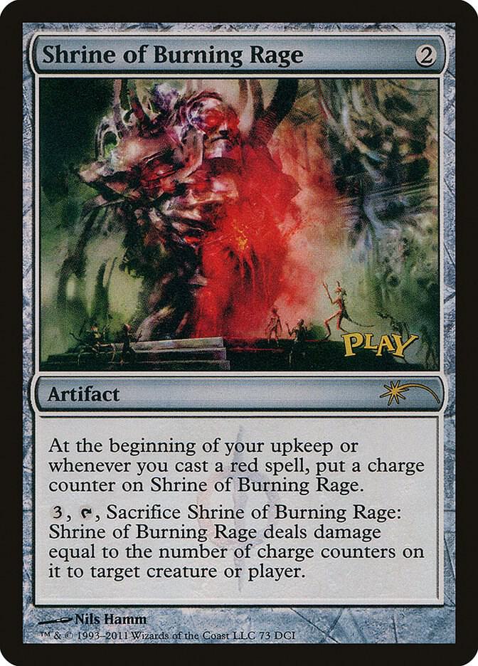 Shrine of Burning Rage 73 (WPN & Gateway Promos)  - Foil | Good Games Adelaide SA