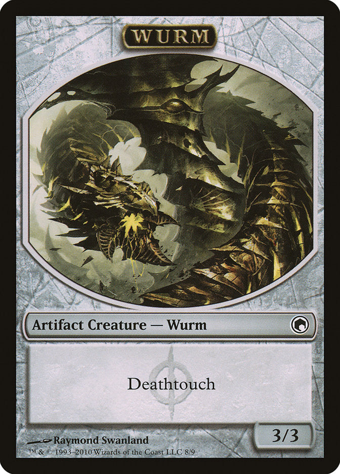 Wurm (Deathtouch) [Scars of Mirrodin Tokens] | Good Games Adelaide SA