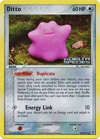 Ditto (35/113) (Stamped) [EX: Delta Species] | Good Games Adelaide SA