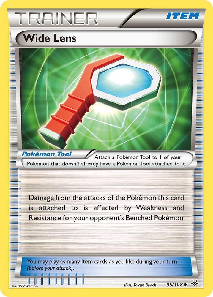 Wide Lens 95/108 (XY - Roaring Skies)  | Good Games Adelaide SA