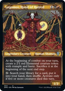 Lagomos Hand of Hatred Showcase 304 (Dominaria United)  - Foil | Good Games Adelaide SA