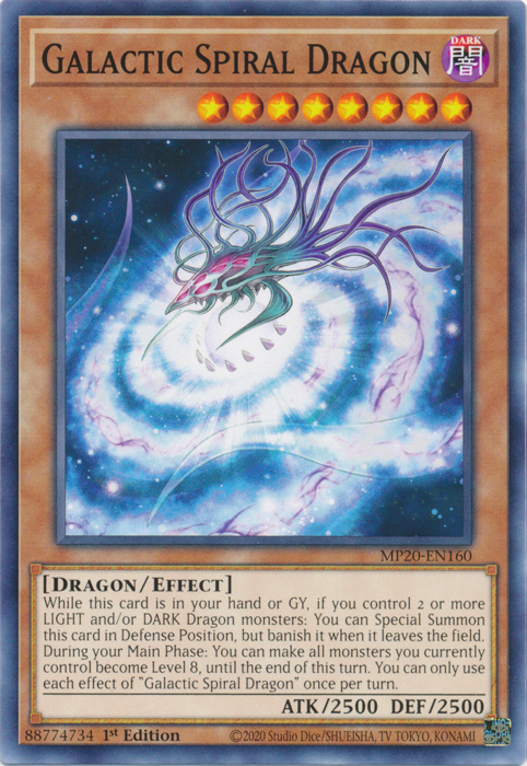 Galactic Spiral Dragon [MP20-EN160] Common | Good Games Adelaide SA