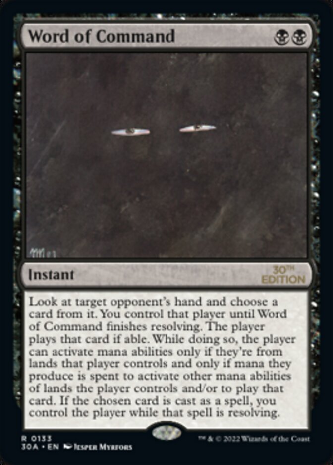 Word of Command [30th Anniversary Edition] | Good Games Adelaide SA