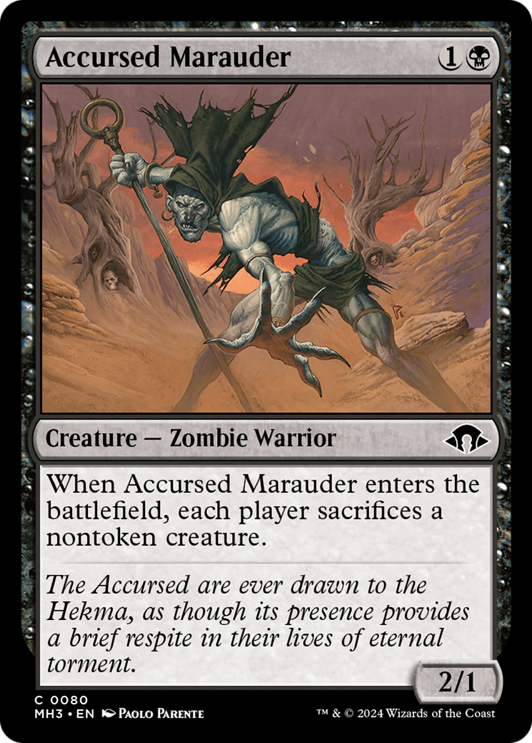 Accursed Marauder [Modern Horizons 3] | Good Games Adelaide SA