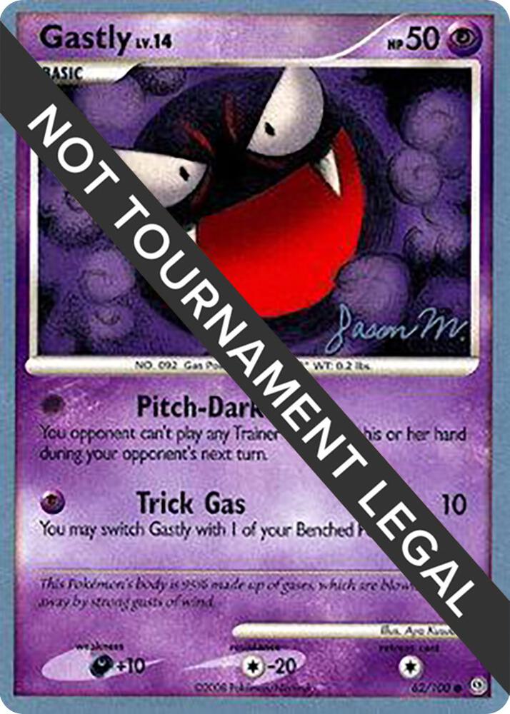 Gastly 2009 Jason Martinez 62/100 (World Championship Decks)  | Good Games Adelaide SA