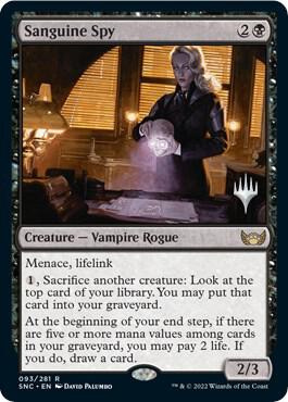 Sanguine Spy 93 (Promo Pack: Streets of New Capenna)  | Good Games Adelaide SA