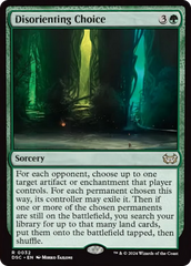 Disorienting Choice (Extended Art) [Duskmourn: House of Horror Commander] | Good Games Adelaide SA