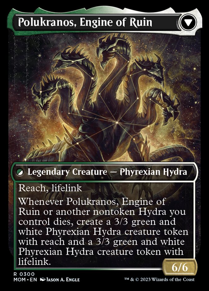 Polukranos Reborn // Polukranos, Engine of Ruin (Showcase Planar Booster Fun) [March of the Machine] | Good Games Adelaide SA