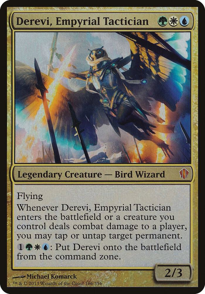 Derevi Empyrial Tactician Commander 2013 186 (Oversize Cards)  - Foil | Good Games Adelaide SA
