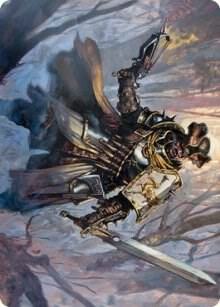 Brutal Cathar Art Card 13 (Art Series: Innistrad: Midnight Hunt)  | Good Games Adelaide SA