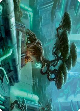 Forest 292 Art Card 44 (Art Series: Kamigawa: Neon Dynasty)  | Good Games Adelaide SA