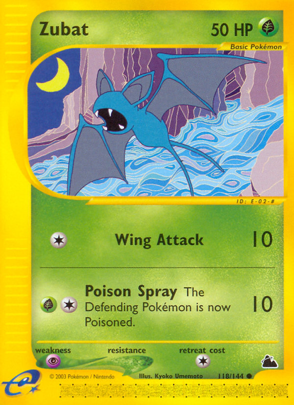 Zubat (118/144) [Skyridge] | Good Games Adelaide SA