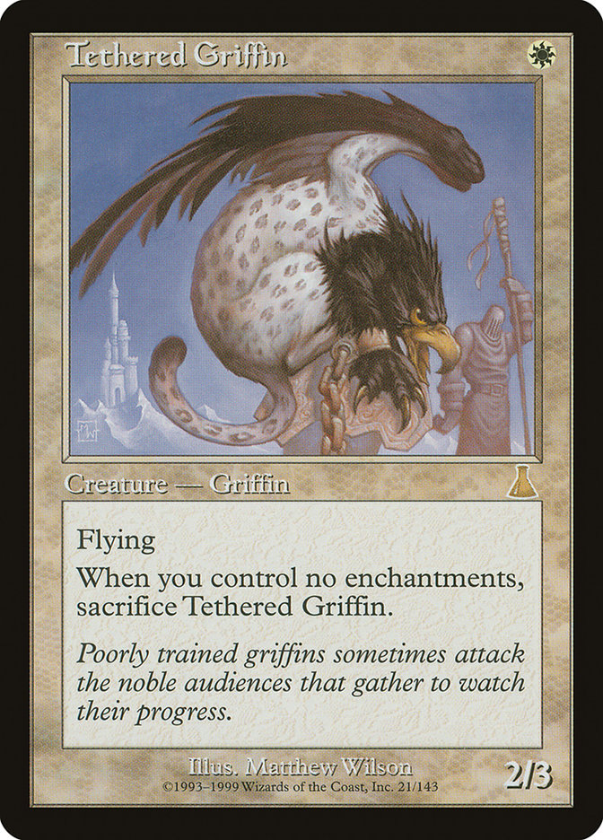Tethered Griffin 21 (Urza's Destiny)  - Foil | Good Games Adelaide SA