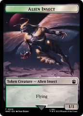 Alien Angel // Alien Insect Double-Sided Token [Doctor Who Tokens] | Good Games Adelaide SA
