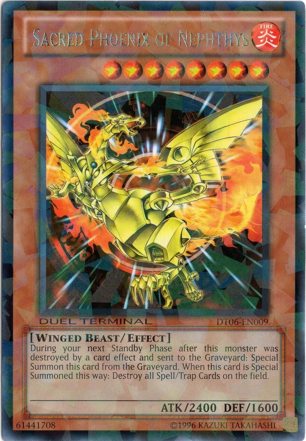Sacred Phoenix of Nephthys [DT06-EN009] Rare | Good Games Adelaide SA