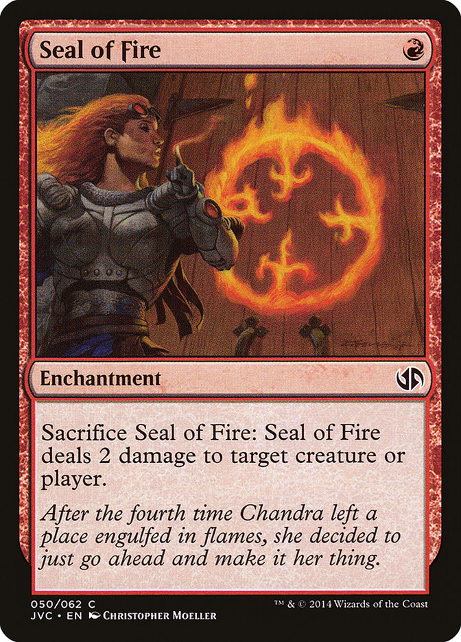 Seal of Fire 50 (Duel Decks: Anthology)  | Good Games Adelaide SA