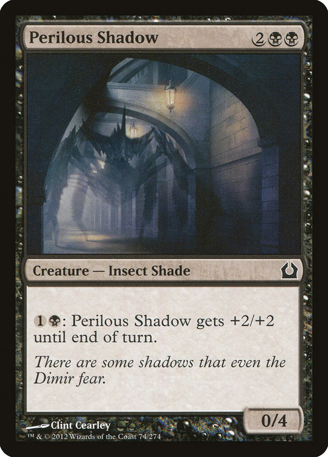 Perilous Shadow 74 (Return to Ravnica)  - Foil | Good Games Adelaide SA