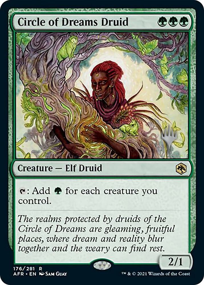Circle of Dreams Druid 176 (Promo Pack: Adventures in the Forgotten Realms)  - Foil | Good Games Adelaide SA