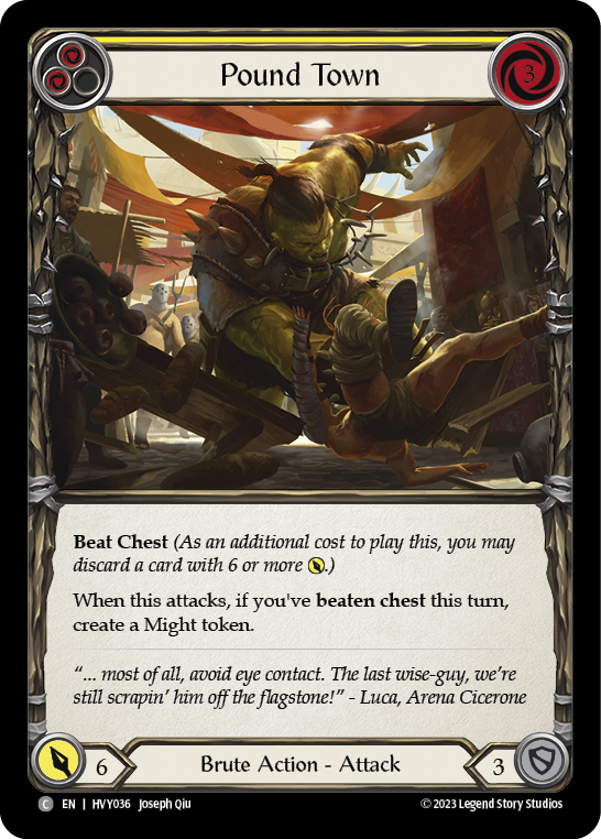 Pound Town (Yellow) [HVY036] (Heavy Hitters) | Good Games Adelaide SA