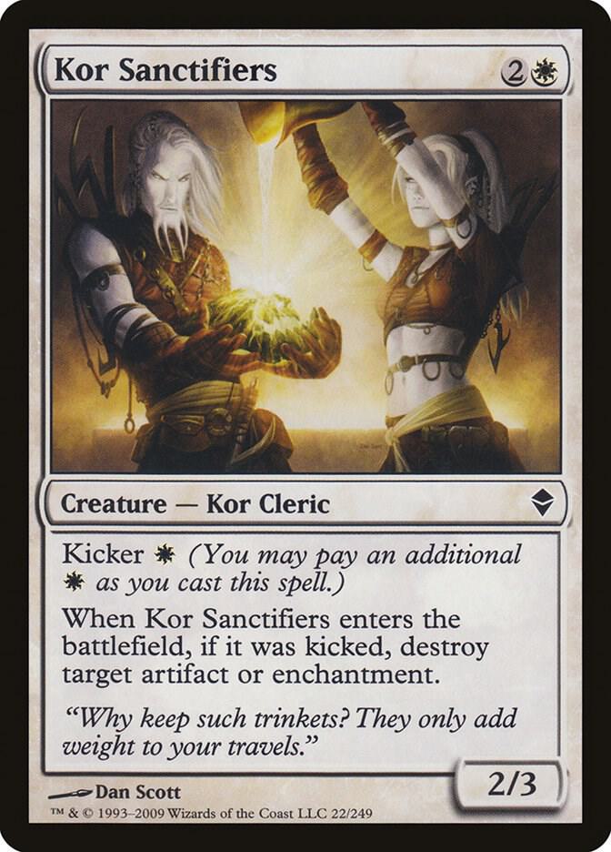 Kor Sanctifiers 22 (Zendikar)  - Foil | Good Games Adelaide SA