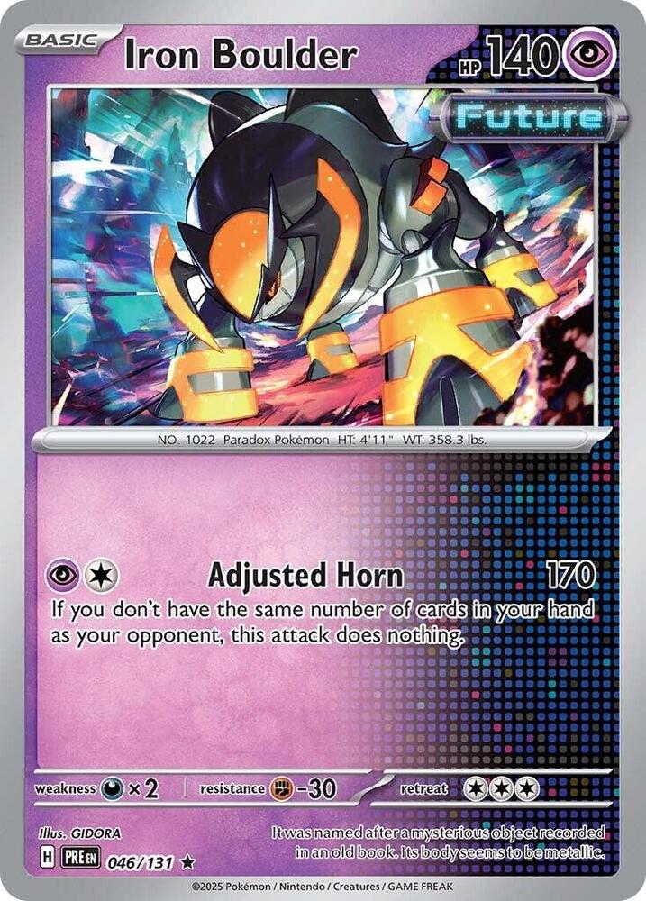 Iron Boulder 046/131 (SV: Prismatic Evolutions)  - Holofoil | Good Games Adelaide SA