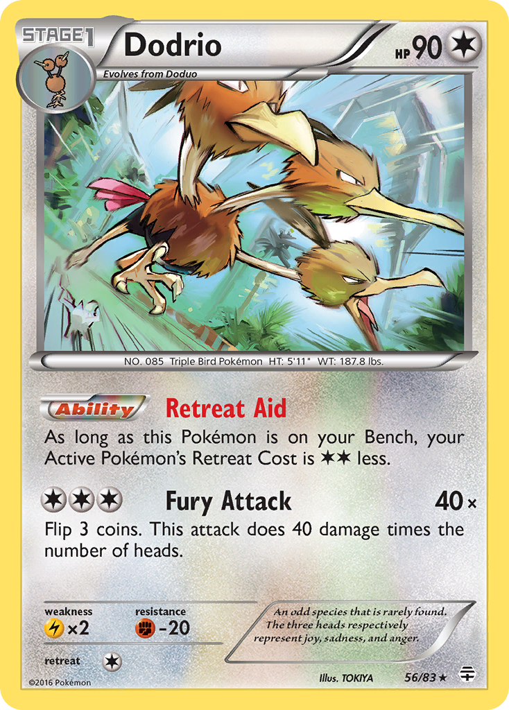 Dodrio (56/83) [XY: Generations] | Good Games Adelaide SA