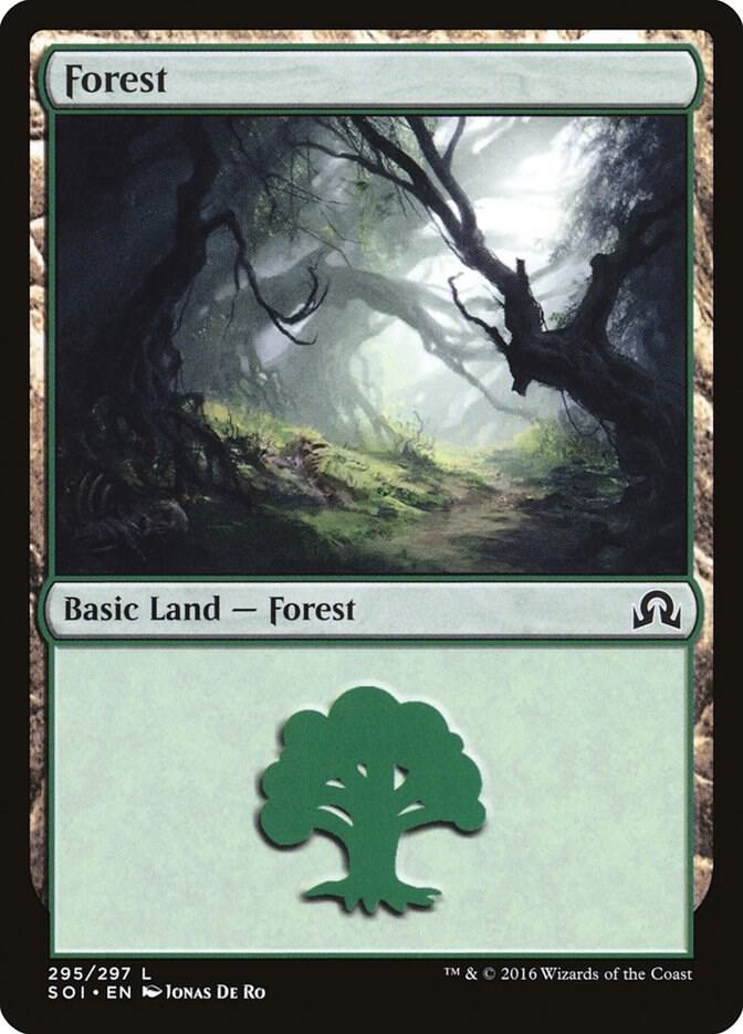 Forest 295 (Shadows over Innistrad)  - Foil | Good Games Adelaide SA