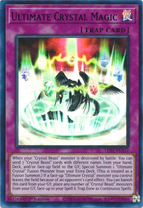 Ultimate Crystal Magic (Blue) [LDS1-EN117] Ultra Rare | Good Games Adelaide SA