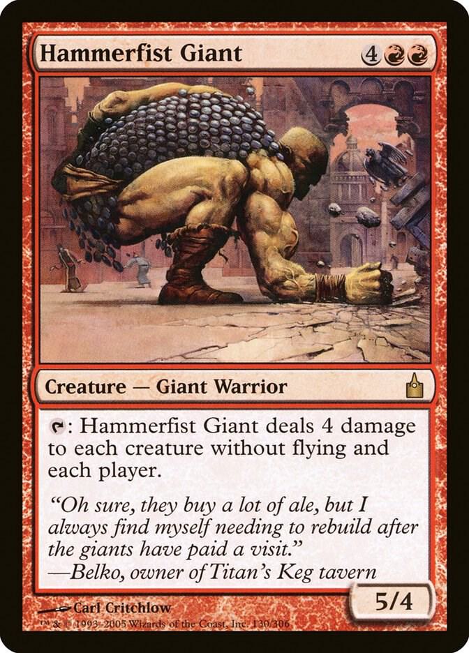 Hammerfist Giant 130/306 (Ravnica: City of Guilds)  | Good Games Adelaide SA