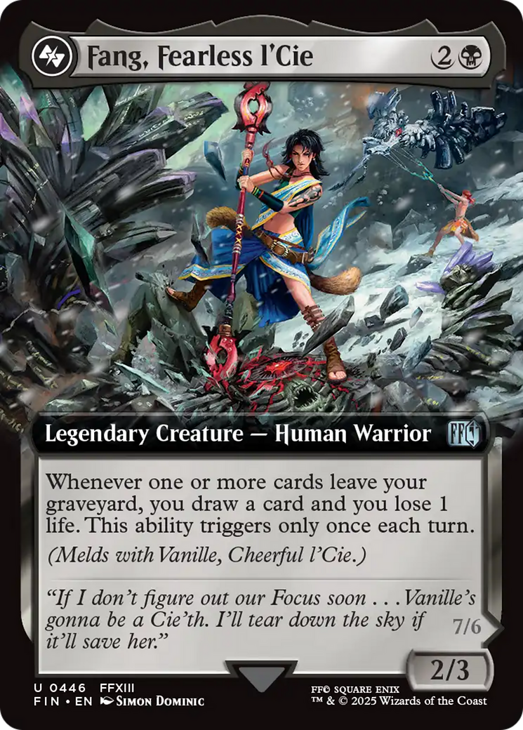 Fang, Fearless l'Cie (Extended Art) [FINAL FANTASY] | Good Games Adelaide SA