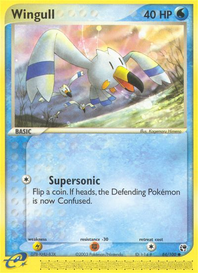 Wingull (84/100) [EX: Sandstorm] | Good Games Adelaide SA