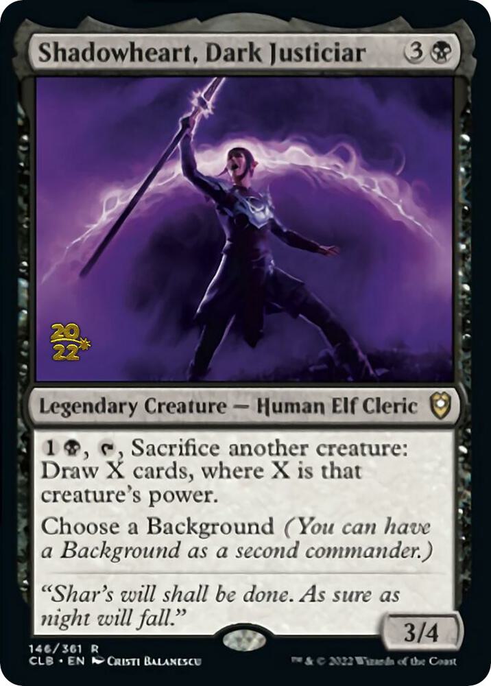Shadowheart Dark Justiciar 146 (Prerelease Cards)  - Foil | Good Games Adelaide SA