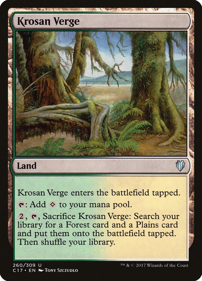 Krosan Verge [Commander 2017] | Good Games Adelaide SA