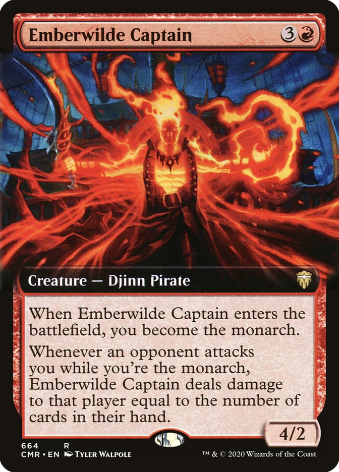 Emberwilde Captain (Extended Art) [Commander Legends] | Good Games Adelaide SA