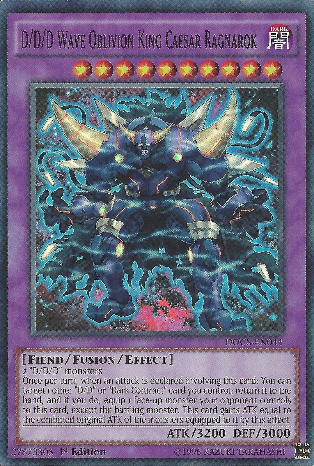 D/D/D Wave Oblivion King Caesar Ragnarok [DOCS-EN044] Super Rare | Good Games Adelaide SA