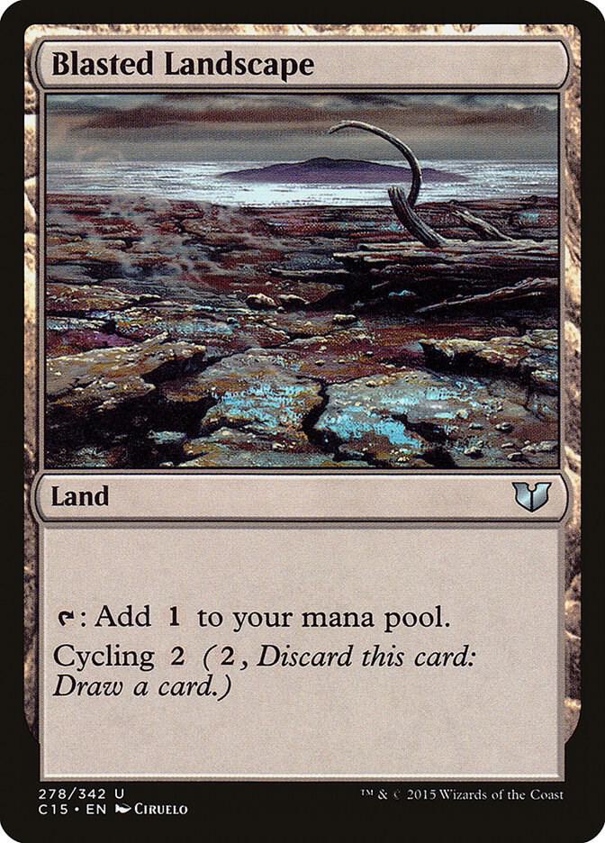 Blasted Landscape 278 (Commander 2015)  | Good Games Adelaide SA