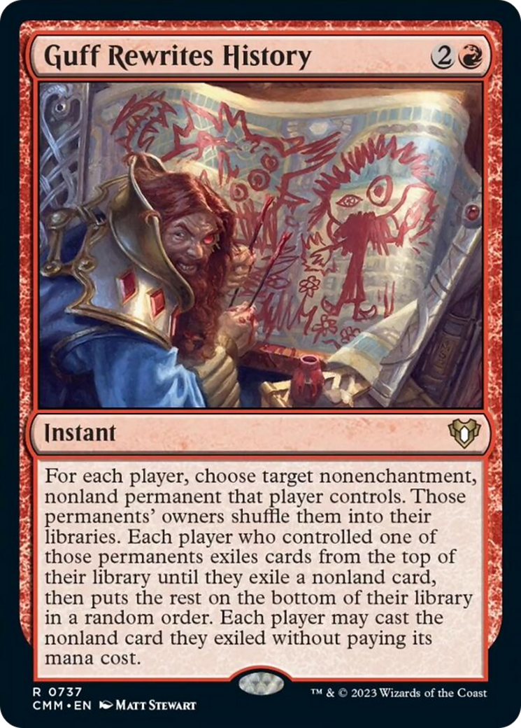 Guff Rewrites History [Commander Masters] | Good Games Adelaide SA