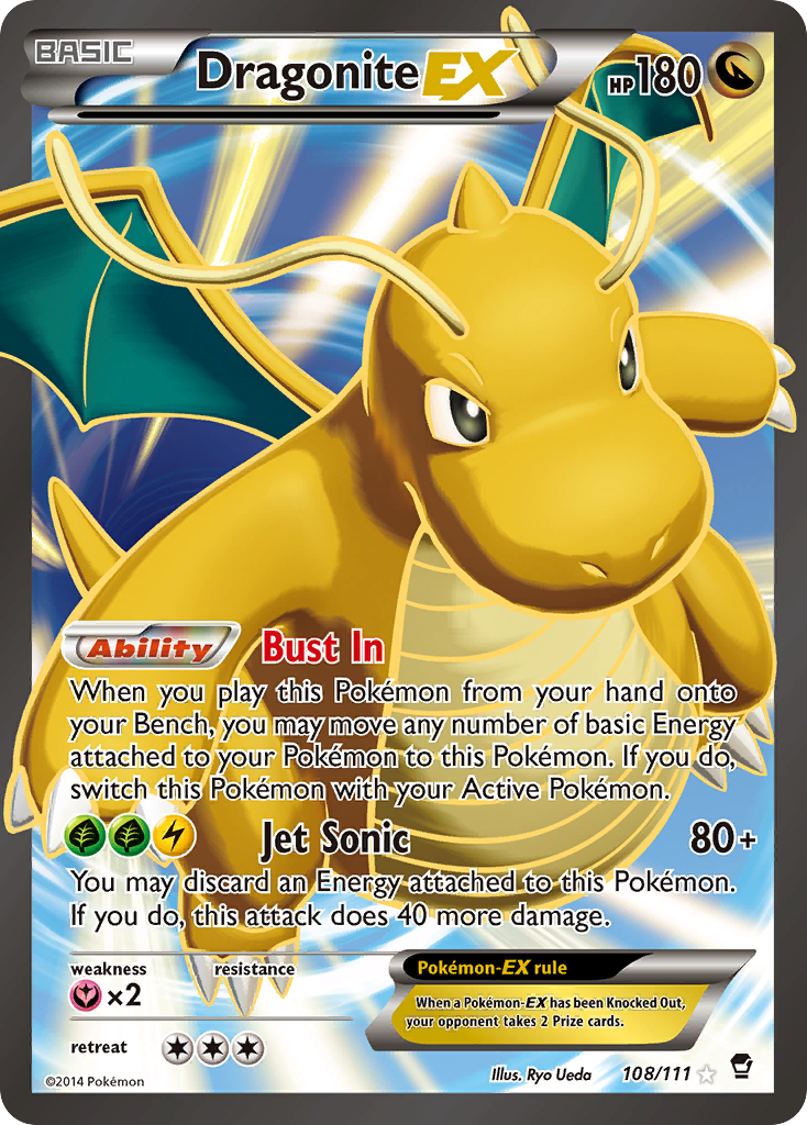 Dragonite EX (108/111) [XY: Furious Fists] | Good Games Adelaide SA