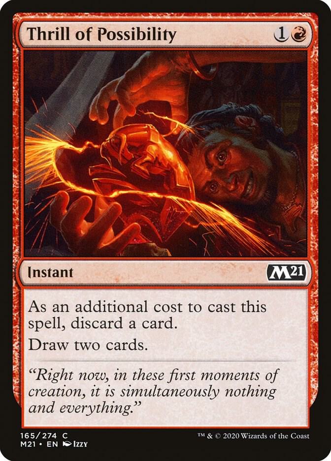 Thrill of Possibility 165 (Core Set 2021)  - Foil | Good Games Adelaide SA