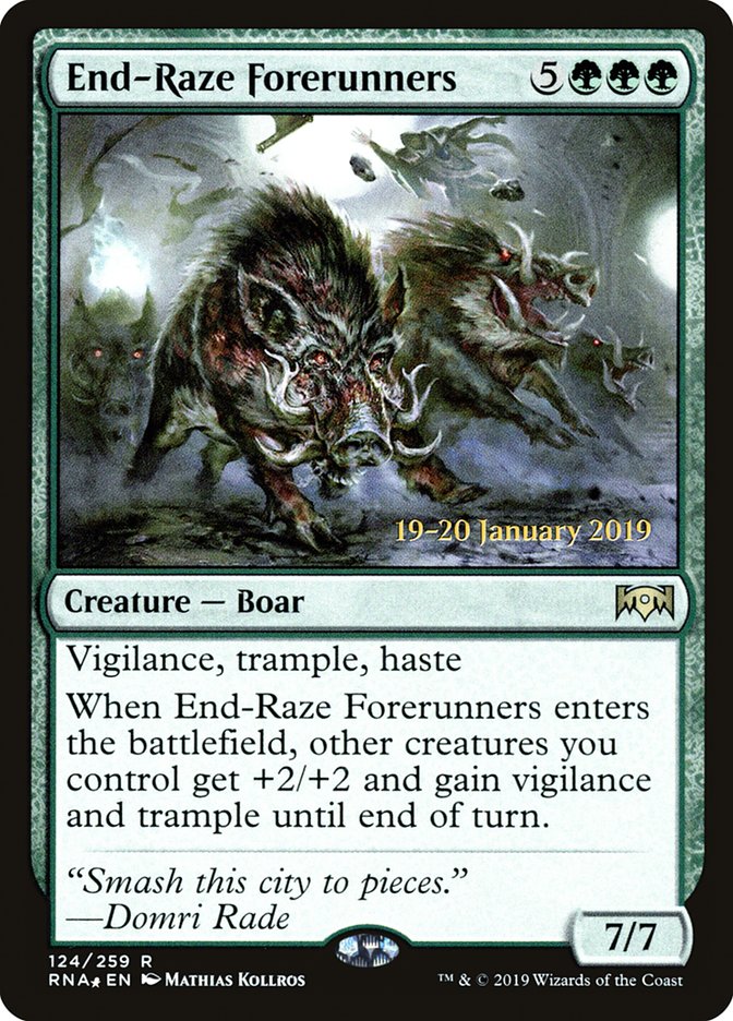 End-Raze Forerunners [Ravnica Allegiance Prerelease Promos] | Good Games Adelaide SA