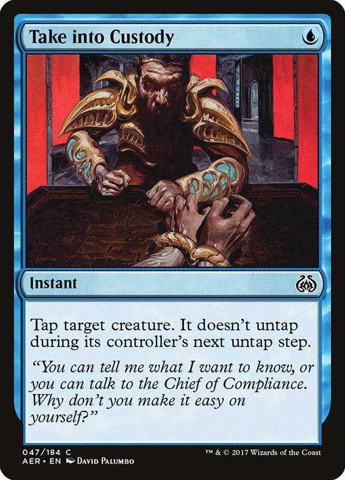 Take into Custody 47 (Aether Revolt)  - Foil | Good Games Adelaide SA