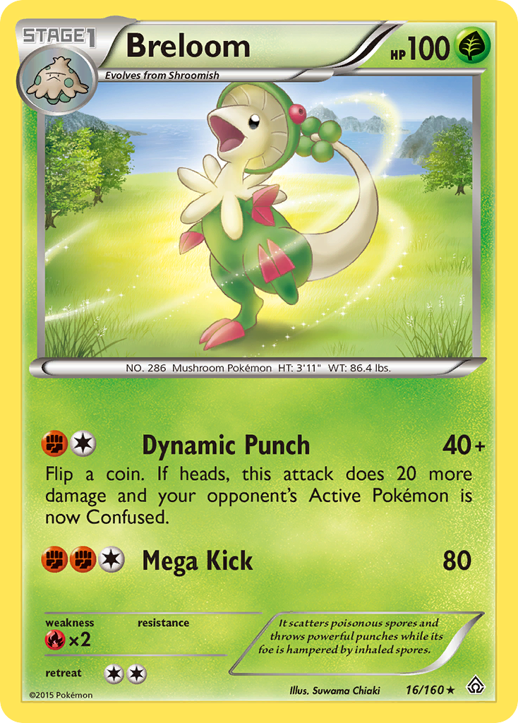 Breloom (16/160) [XY: Primal Clash] | Good Games Adelaide SA