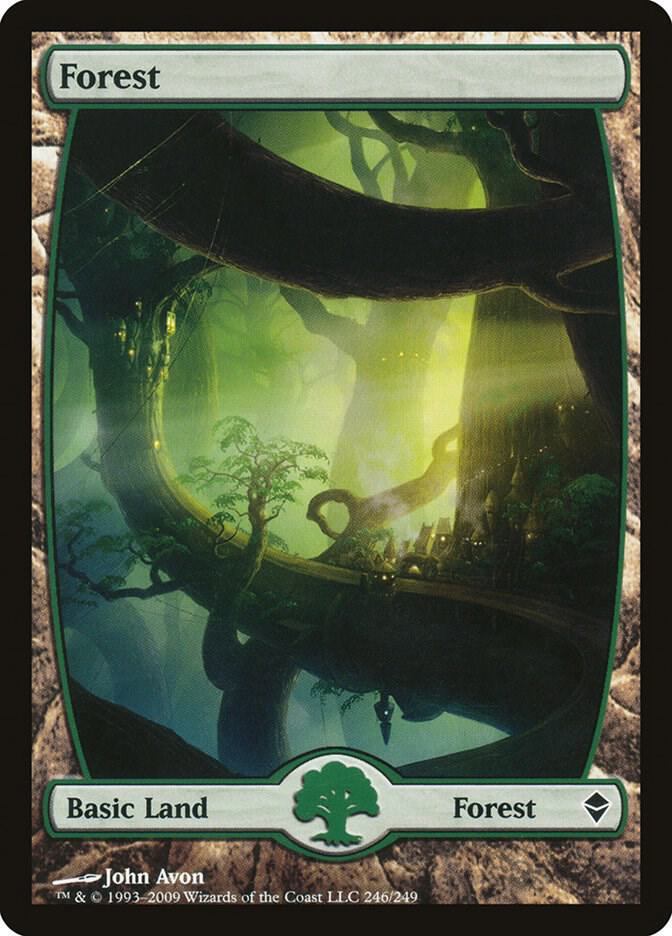 Forest 246 Full Art 246 (Zendikar)  - Full Art | Good Games Adelaide SA