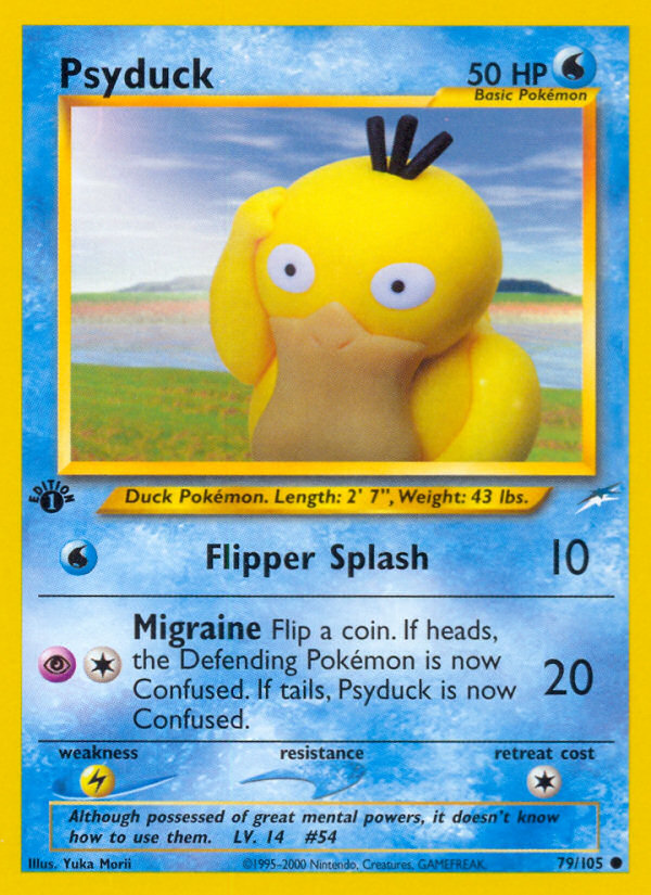 Psyduck (79/105) [Neo Destiny 1st Edition] | Good Games Adelaide SA