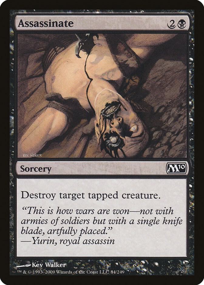 Assassinate 84/249 (Magic 2010 (M10))  - Foil | Good Games Adelaide SA
